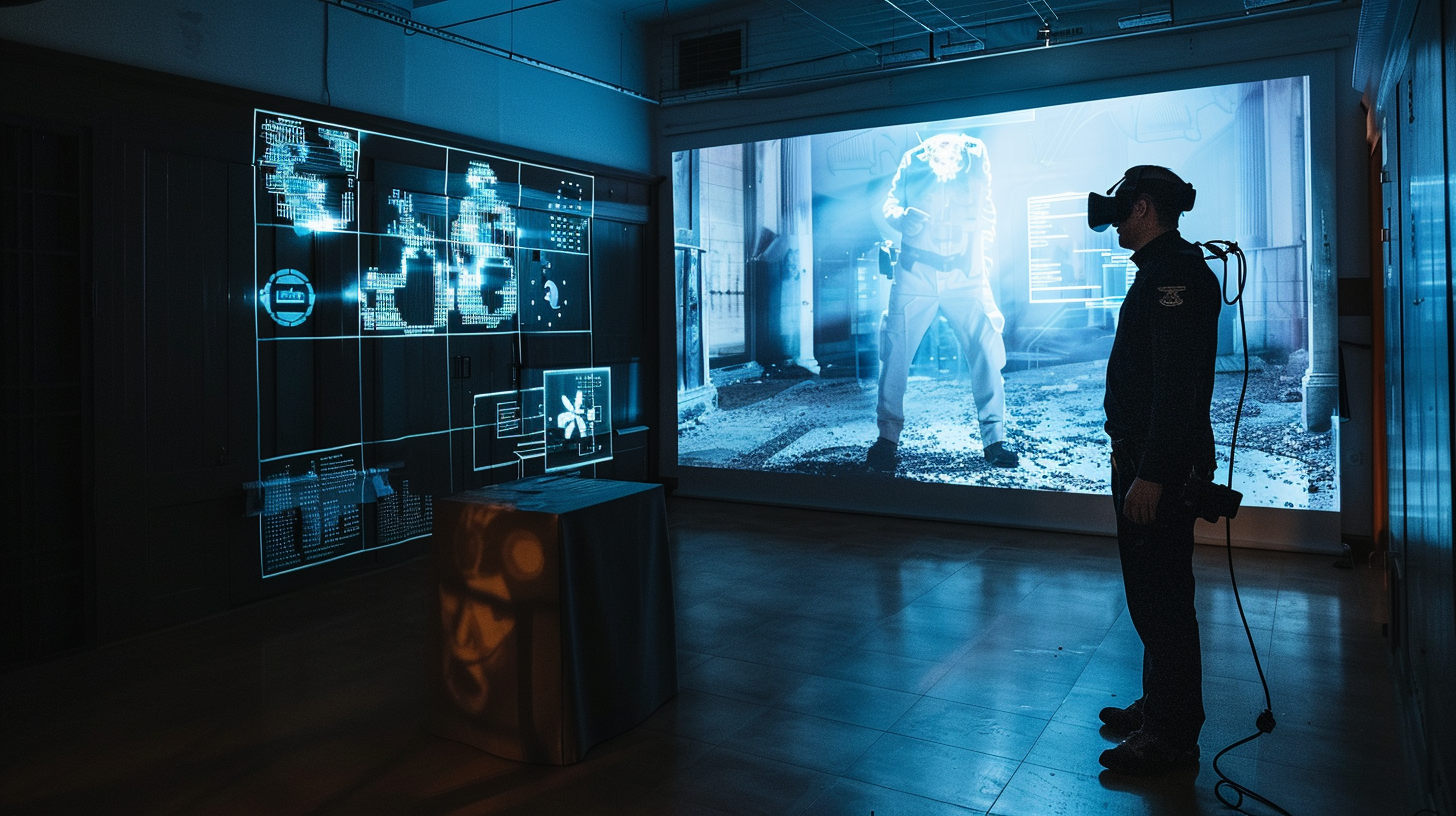 Analyzing a crime scene with Mixed Reality