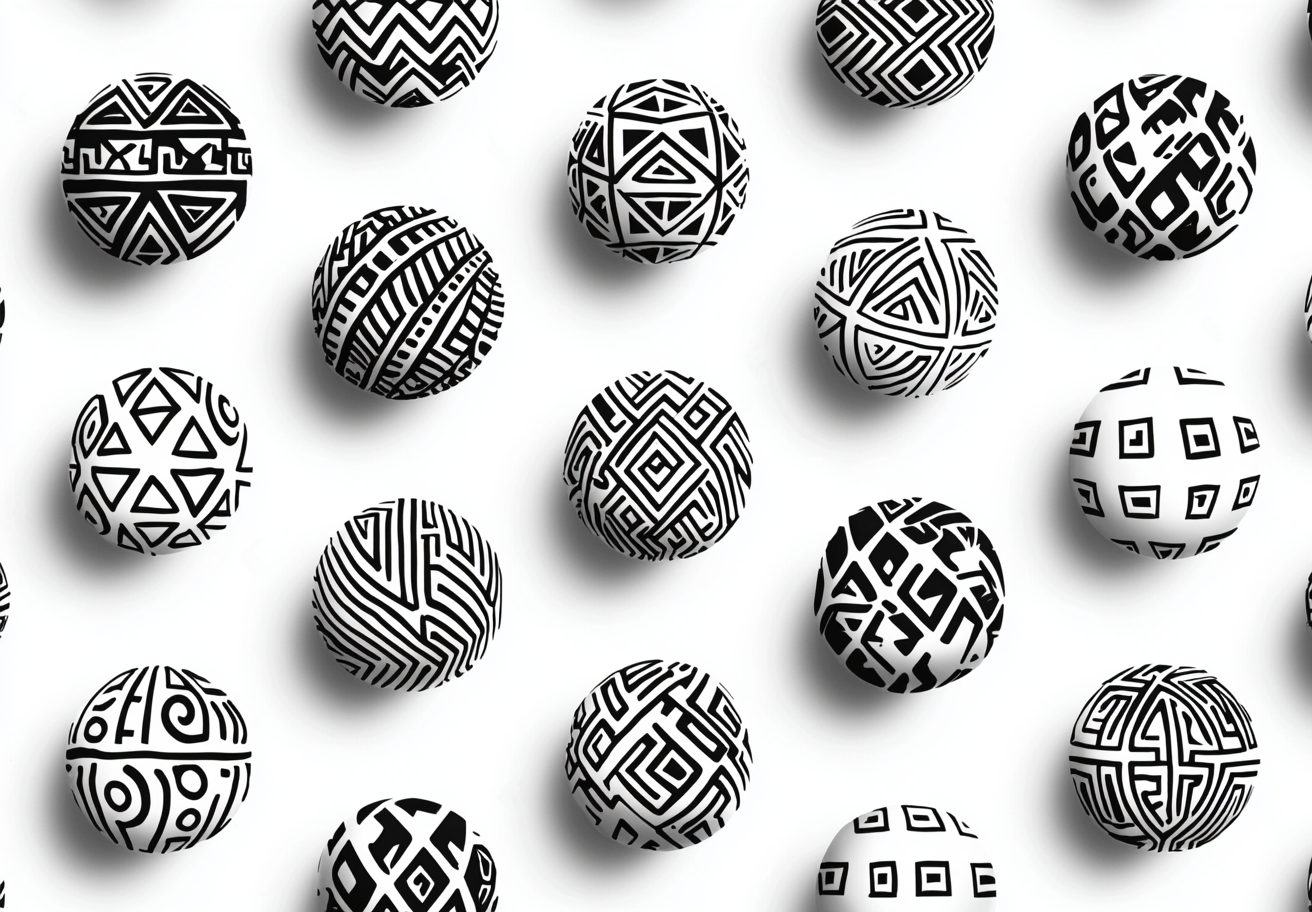 Ancient Slavic Style Potato Balls with Roman Patterns