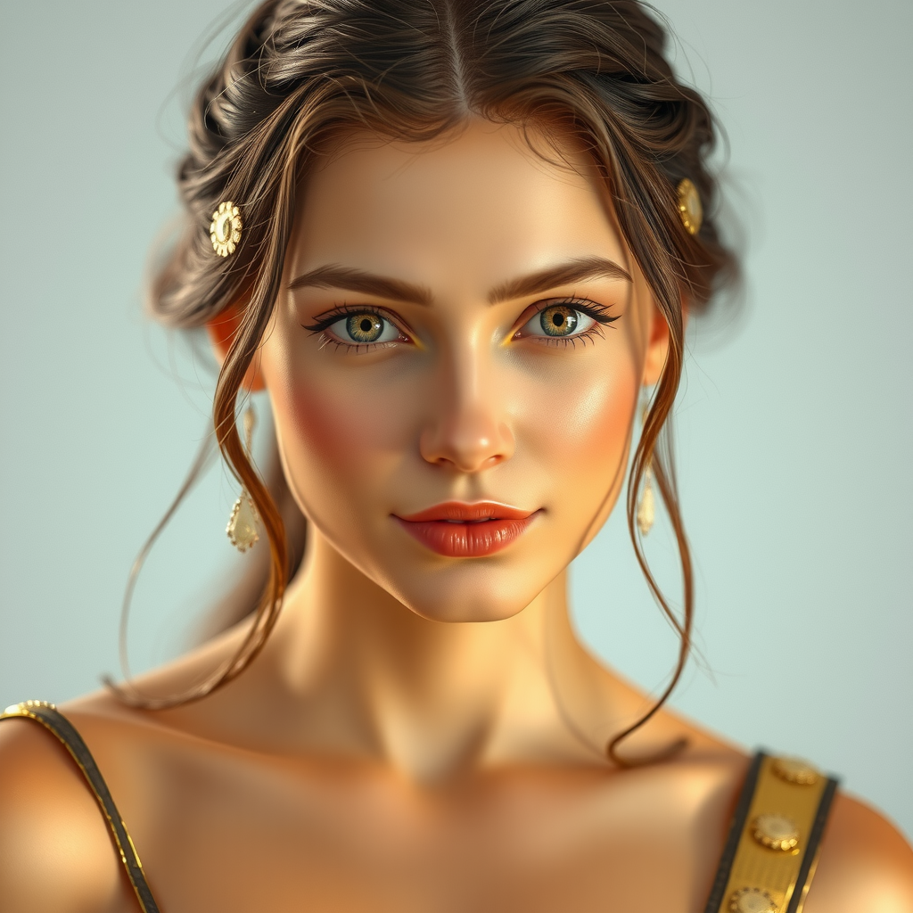 Aphrodite Photo Portrait, 75mm Photorealism