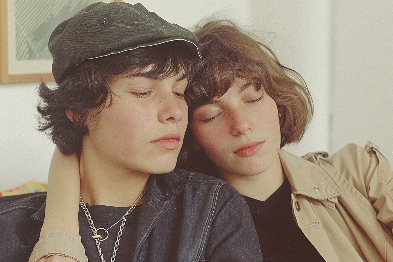 Argentinian boy with short curly hair, black baseball cap.