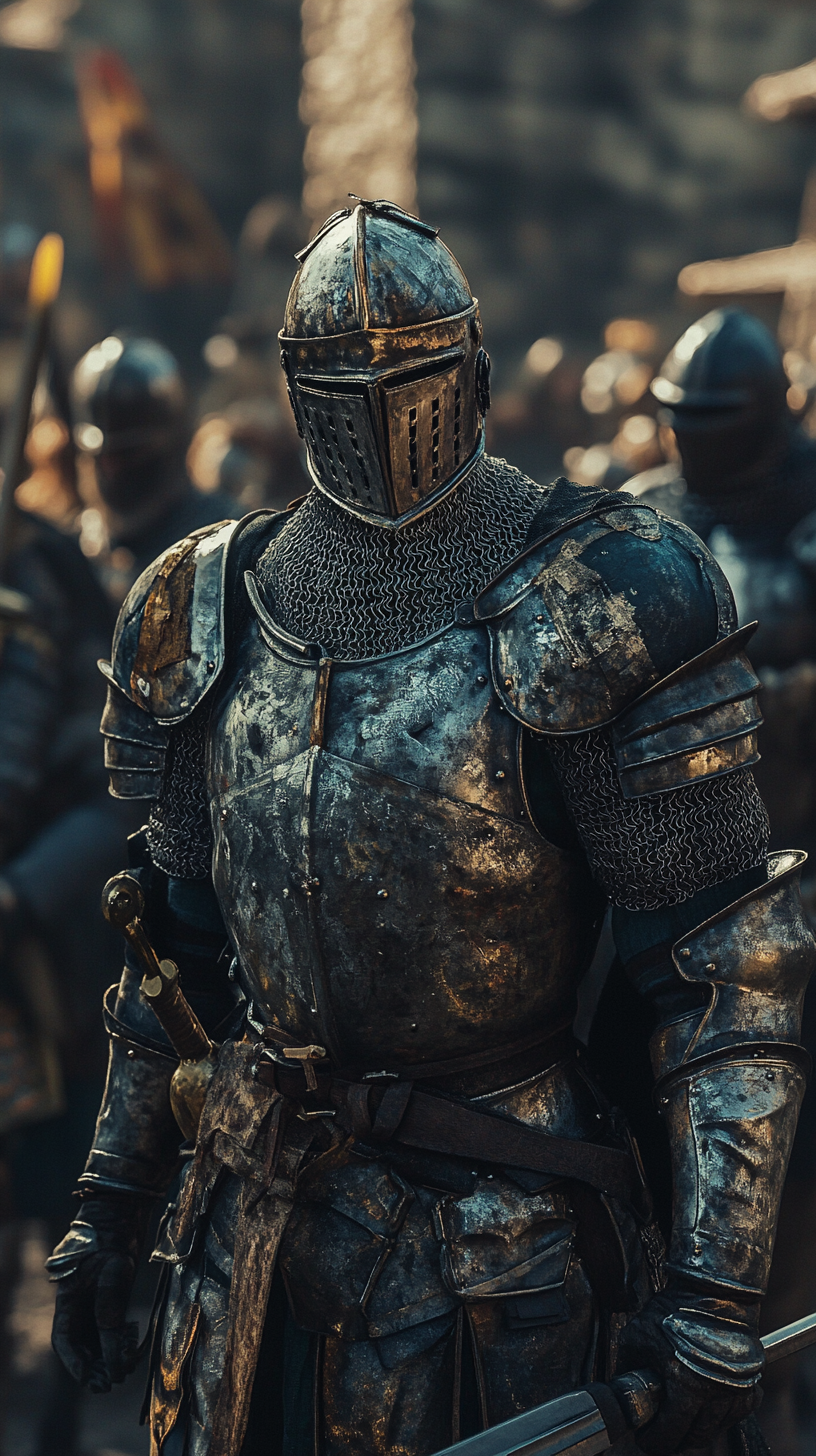 Armor design changes to withstand gunpowder bullets in photography.