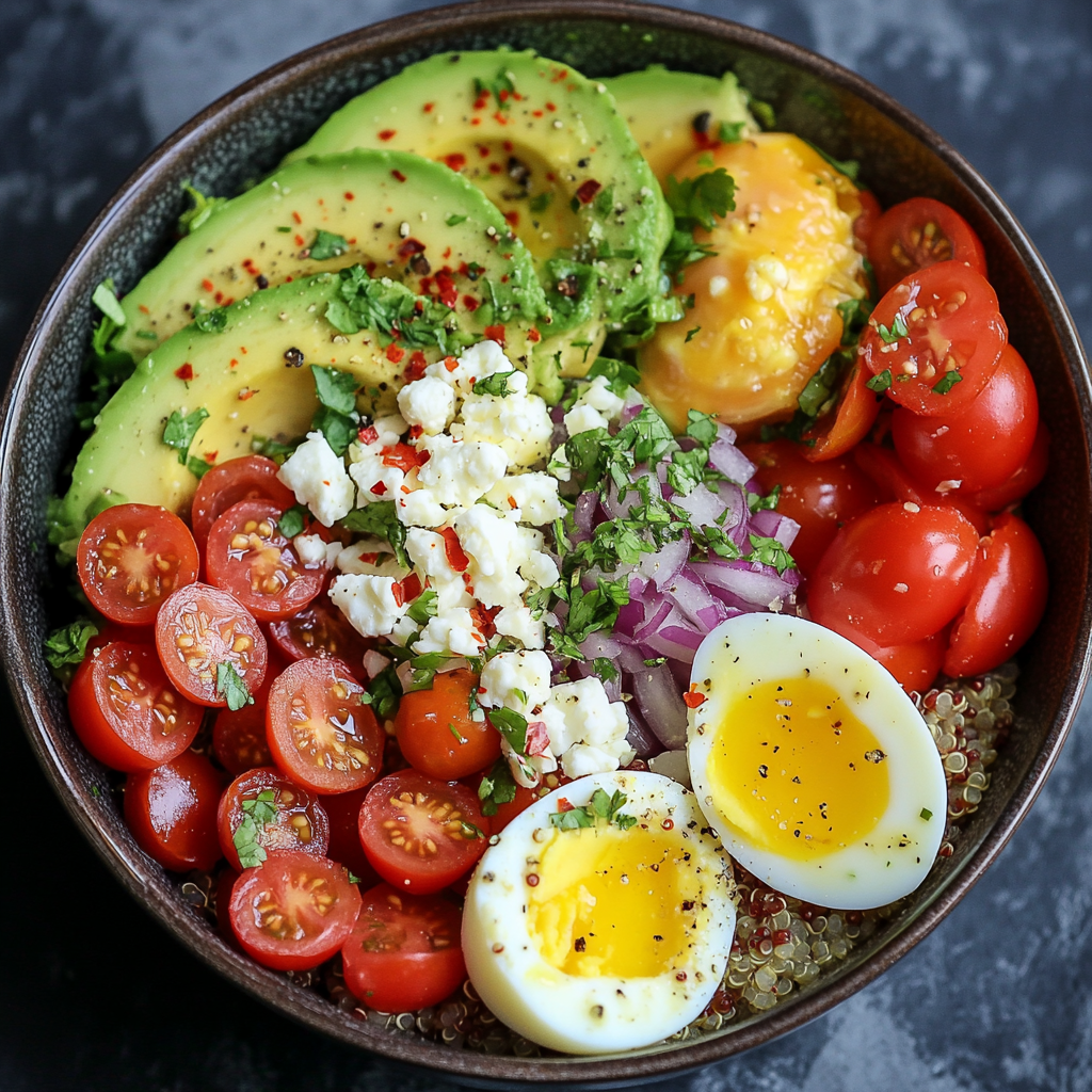 Avocado Breakfast Bowl: Lacy Texture & Perfect Balance