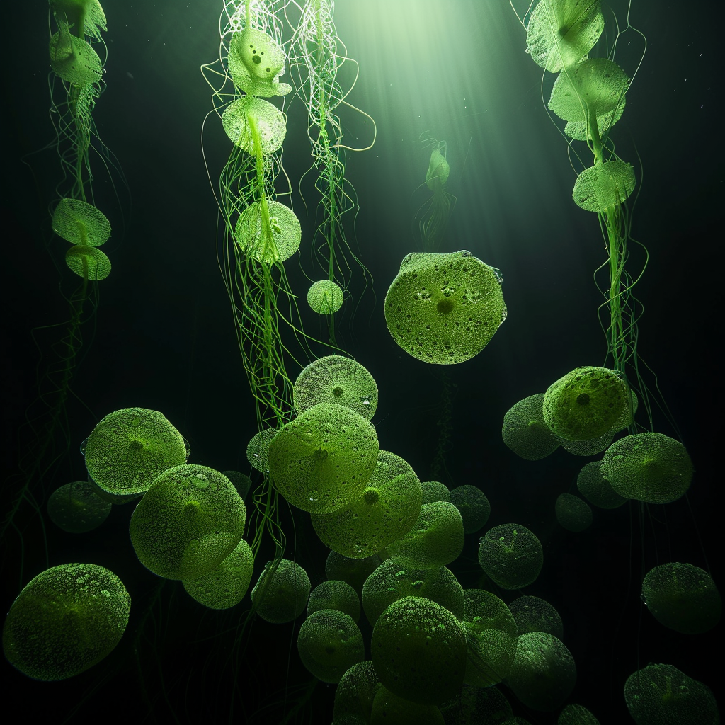 Award-winning photo of cyanobacteria cells with intricate details.