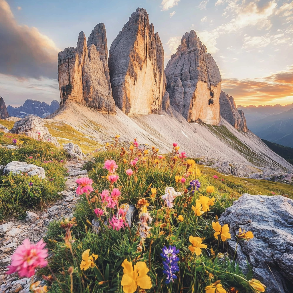 Awe-Inspiring Sunset at Three Peaks of Lavaredo