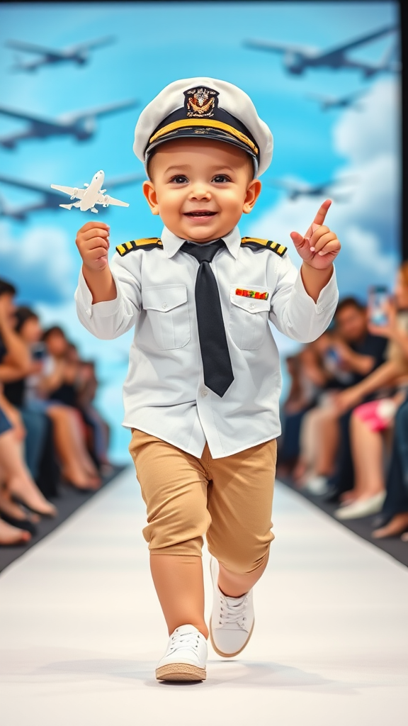 Baby Pilot, Spreading Joyful Wings Down Runway