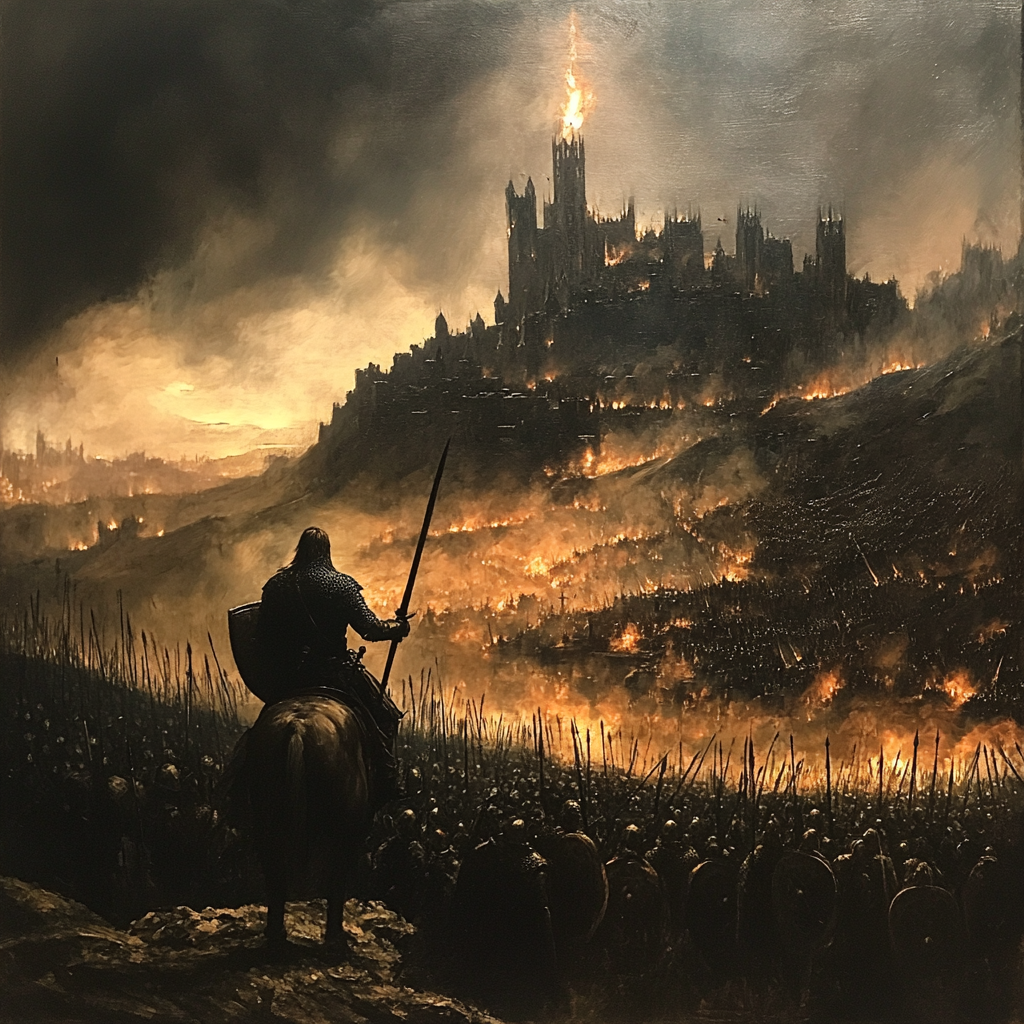 Battle at Minas Tirith: Soldiers vs Darkness