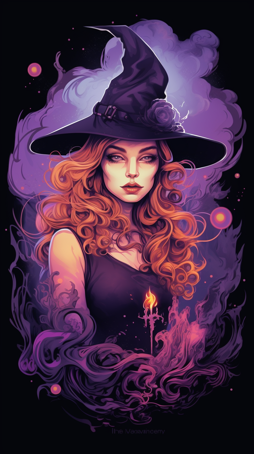 Stunning Images of a Beautiful Witch Practicing Witchcraft