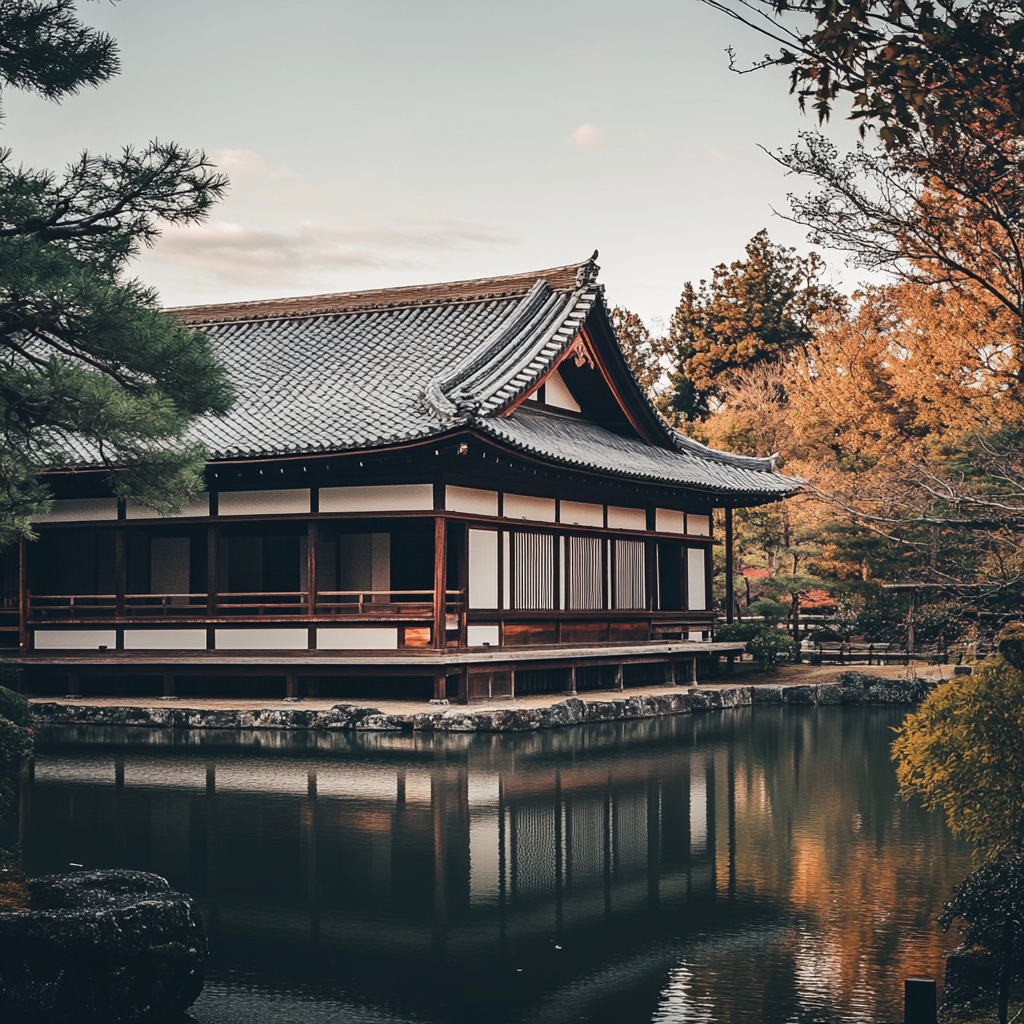 Beautiful picture of Katsura Imperial Villa in Japan