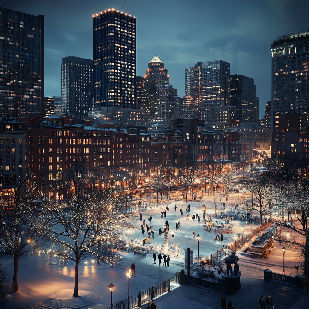 Boston in 2024: realistic, incredible, creative, beautiful city.