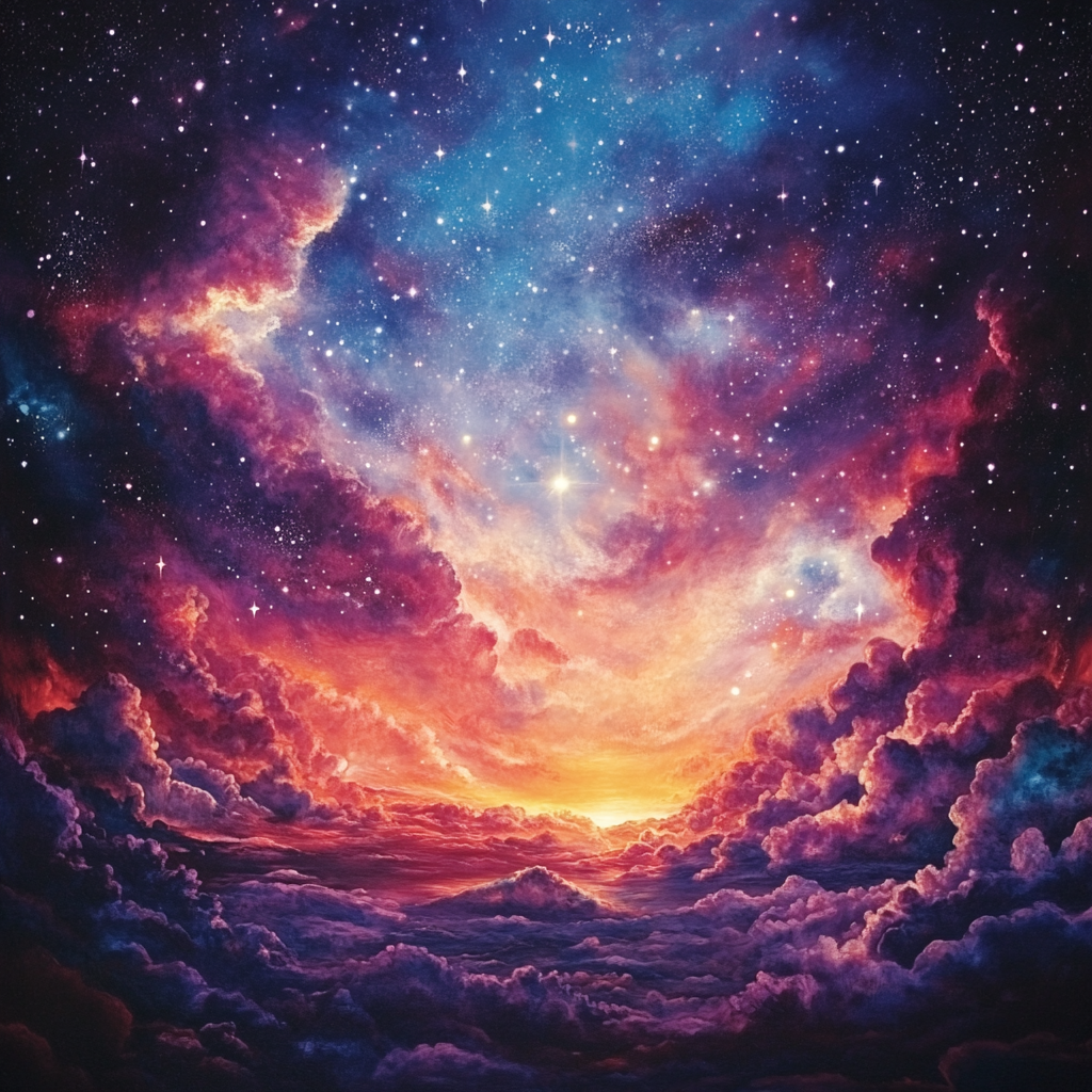 Boundless Days Album Cover: Mesmerizing Sky Scene 