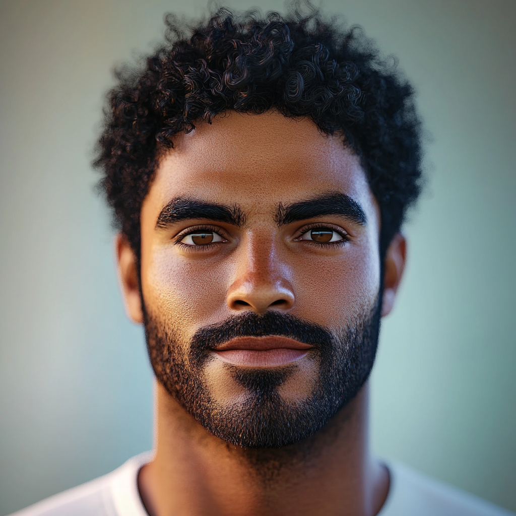 Brazilian soccer player with 8k portrait, realistic features.