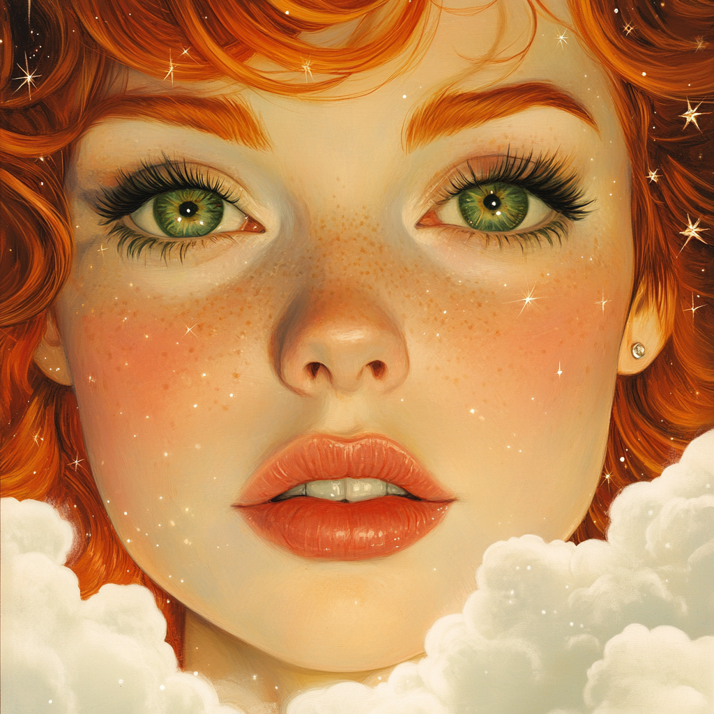 Bridget Bordeaux: Stunning Ethereal Portrait in Art Deco