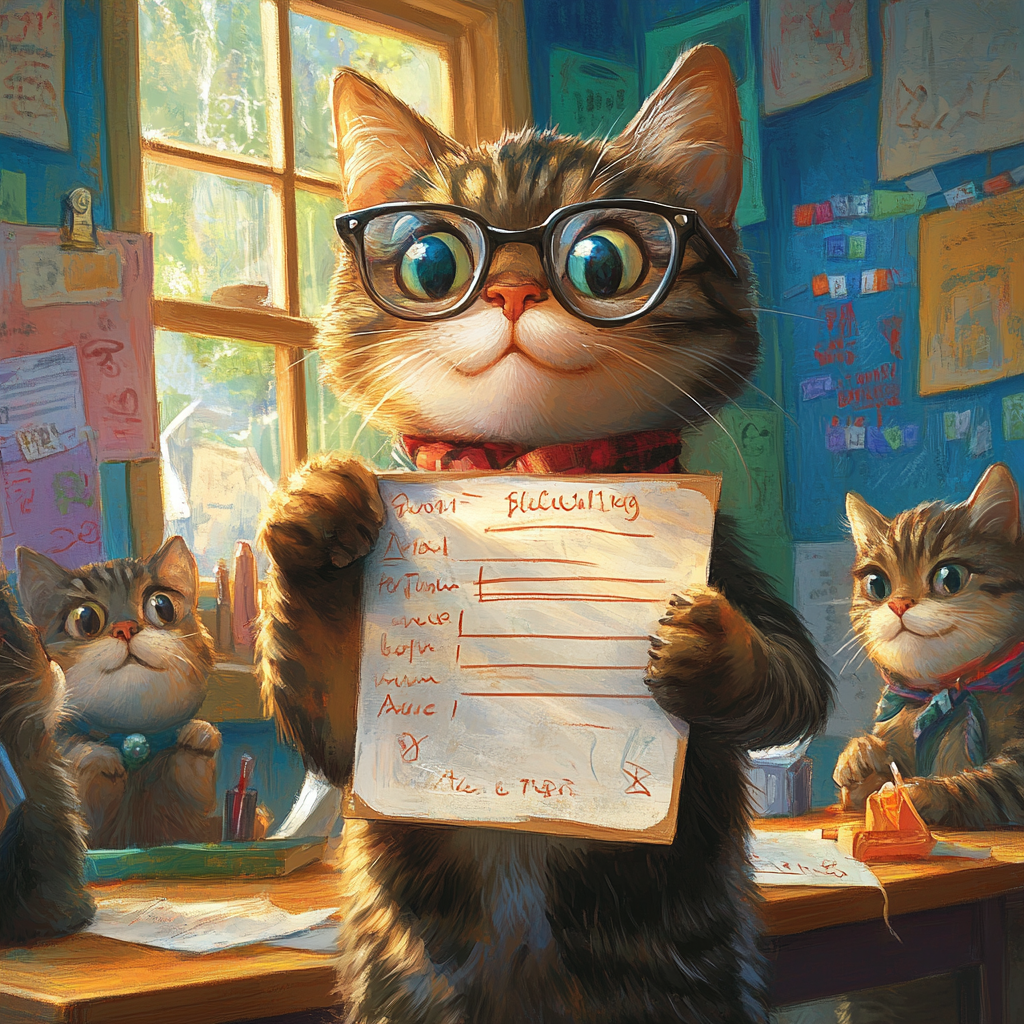 Brilliant Cat Receives Top Grades in School