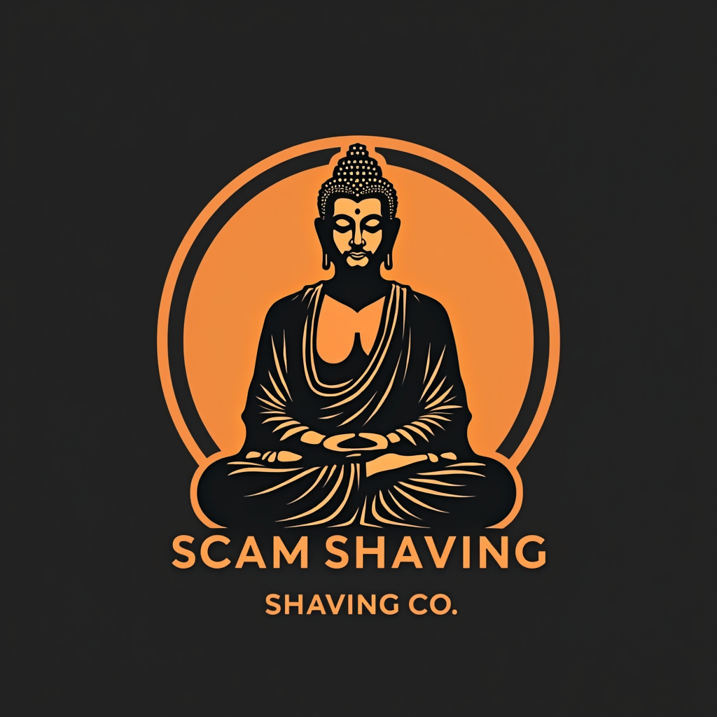 Buddha Featured in No Scam Shaving Co. Logo