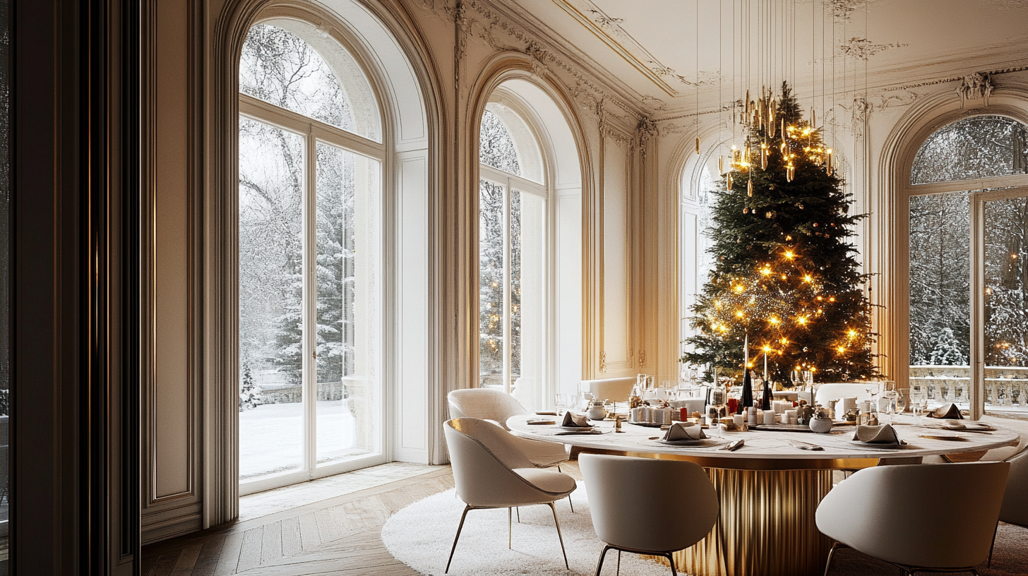 Charles Zana's Christmas-Ready Parisian Luxury Apartment