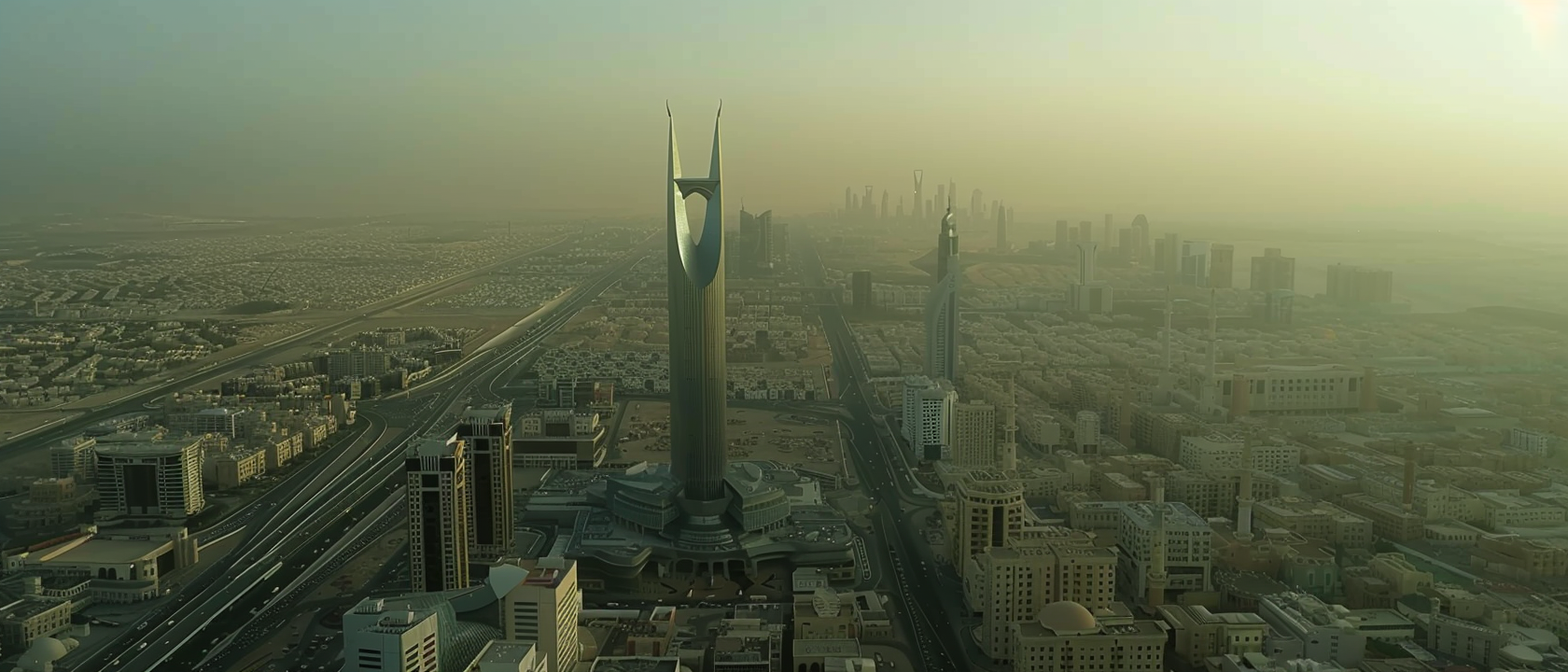 Charming Saudi Arabia's future urbanization with Kingdom Tower.