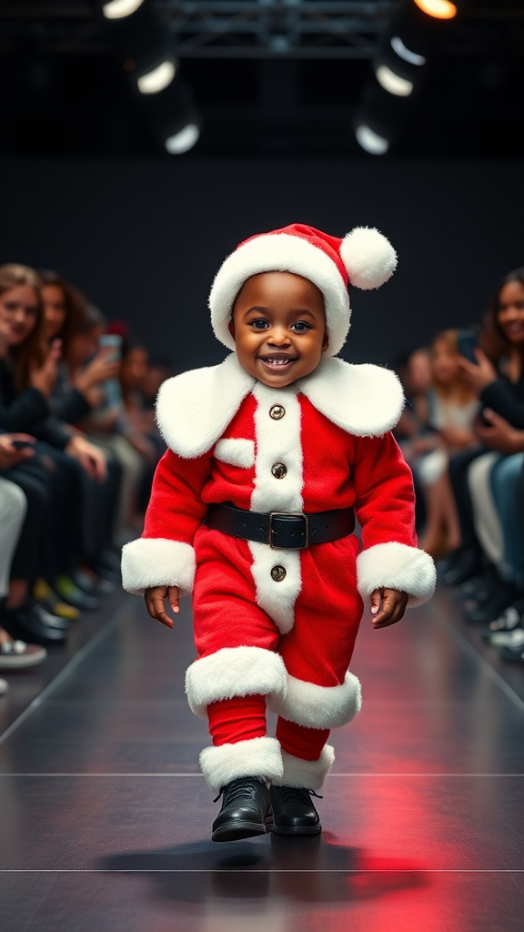 Chic Santa Baby Spreads Holiday Cheer.