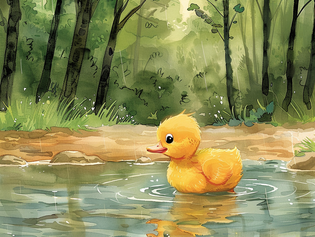 Children's Book Cover: Billy the Duck Teaches Independence