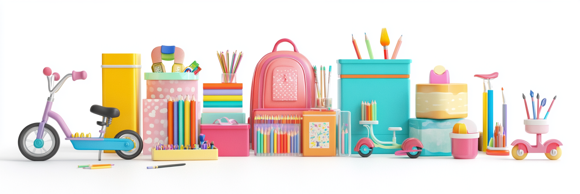 Children's Stationery and Toy Store Package