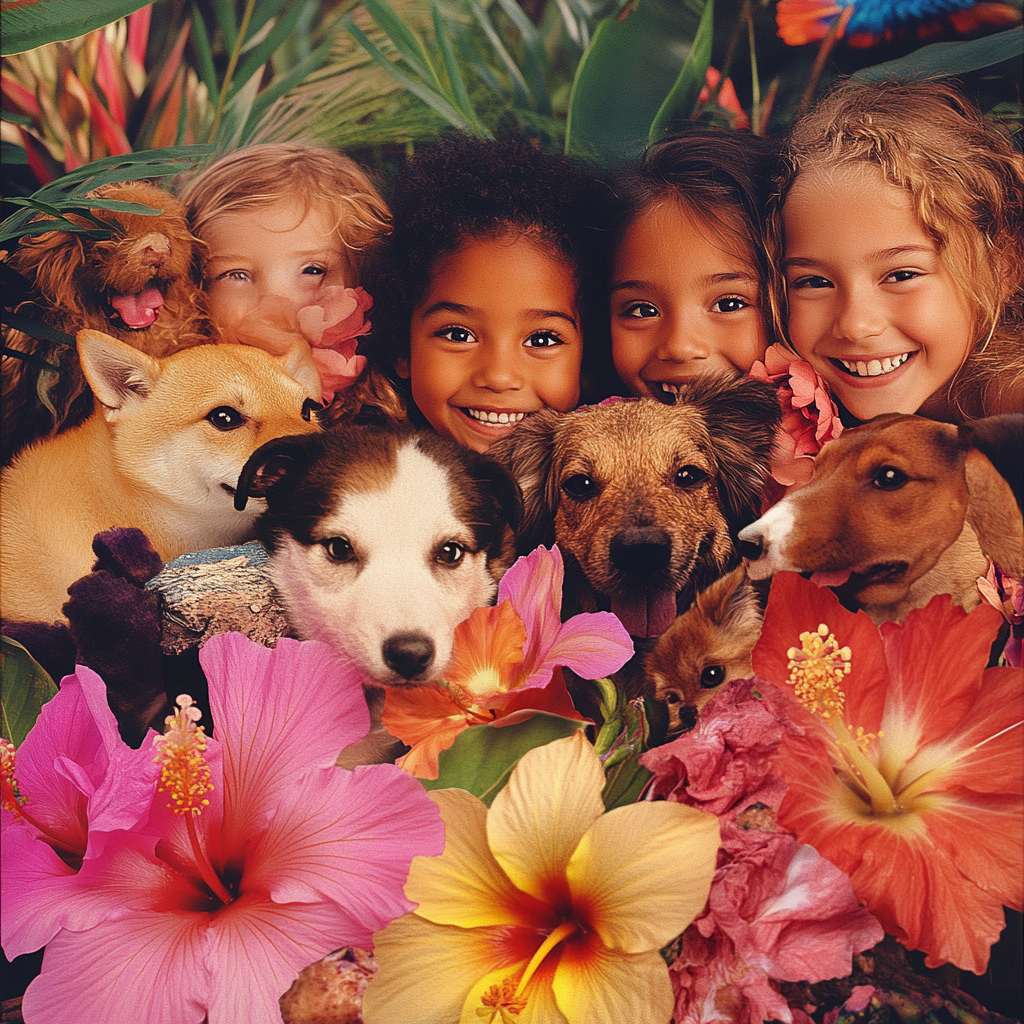 Children, Pets, Flowers: Joyful Hawaii Vacation