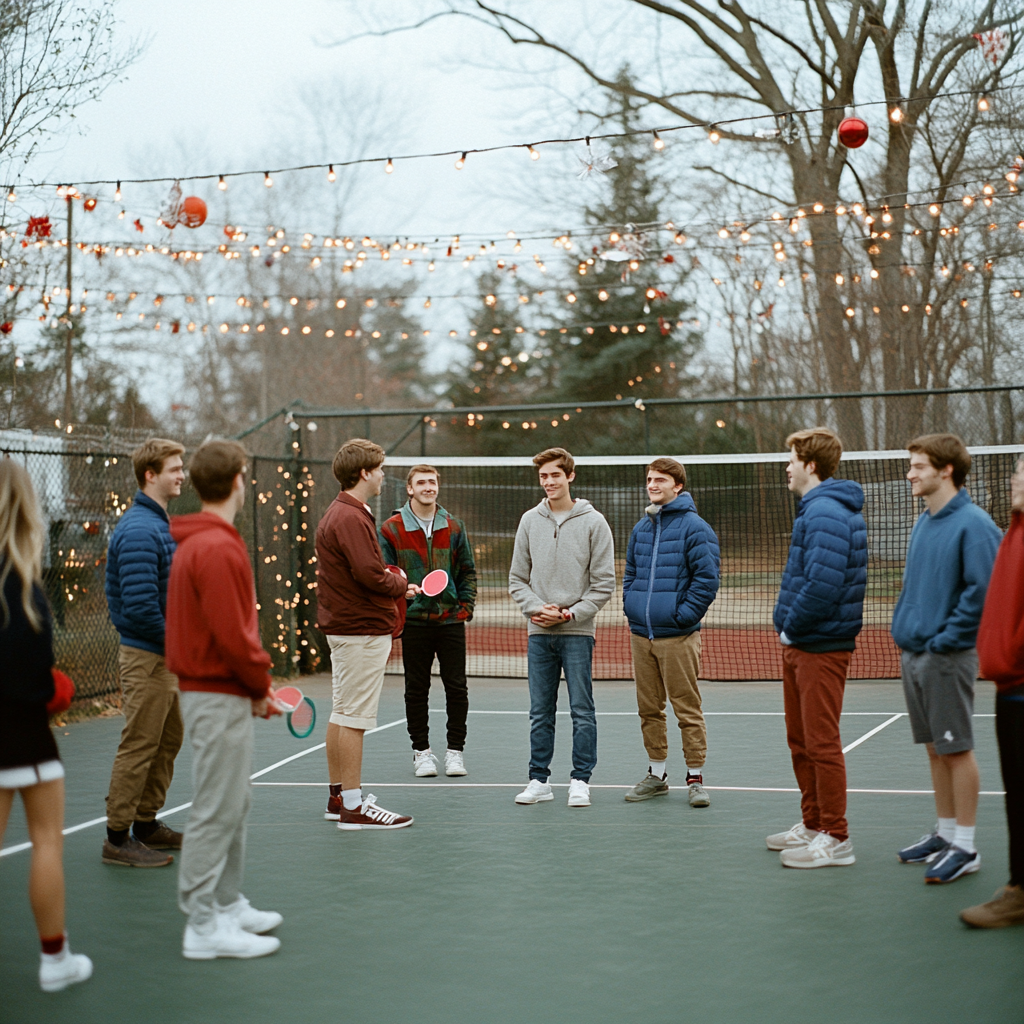 Christmas Pickleball Party at Coastal Court