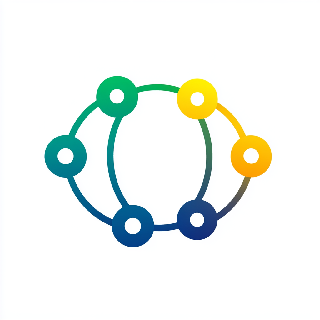 Circles of Friends on Blockchain Network Logo