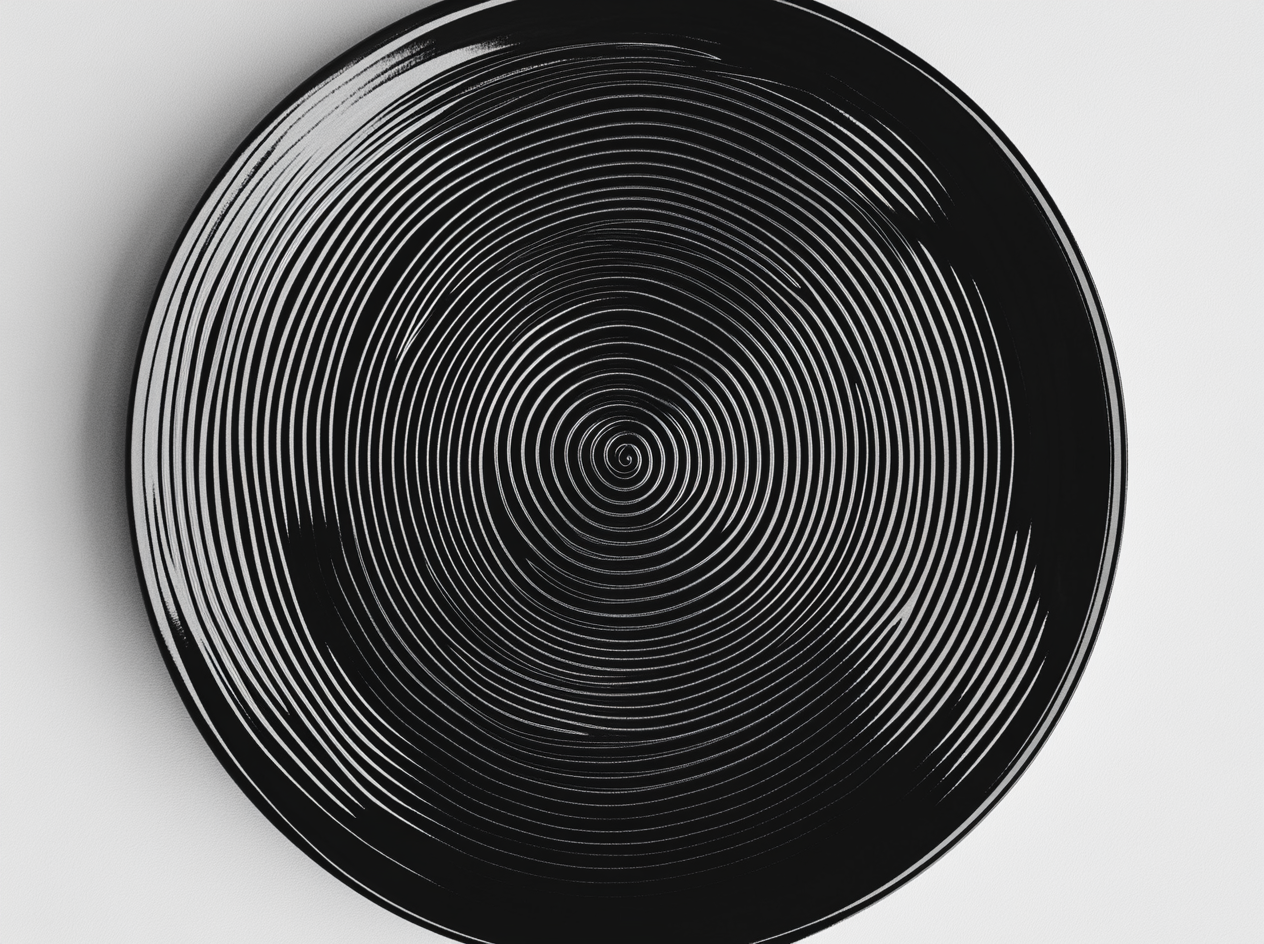 Circular pattern forms unity in high resolution packaging design.