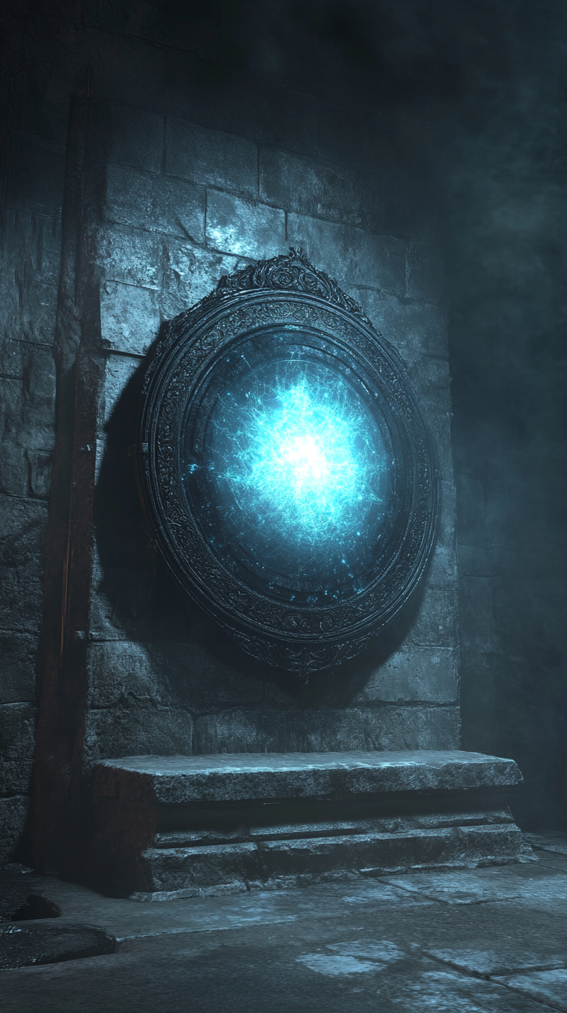 Circular shield forged by elemental guardians amplifies and deflections.