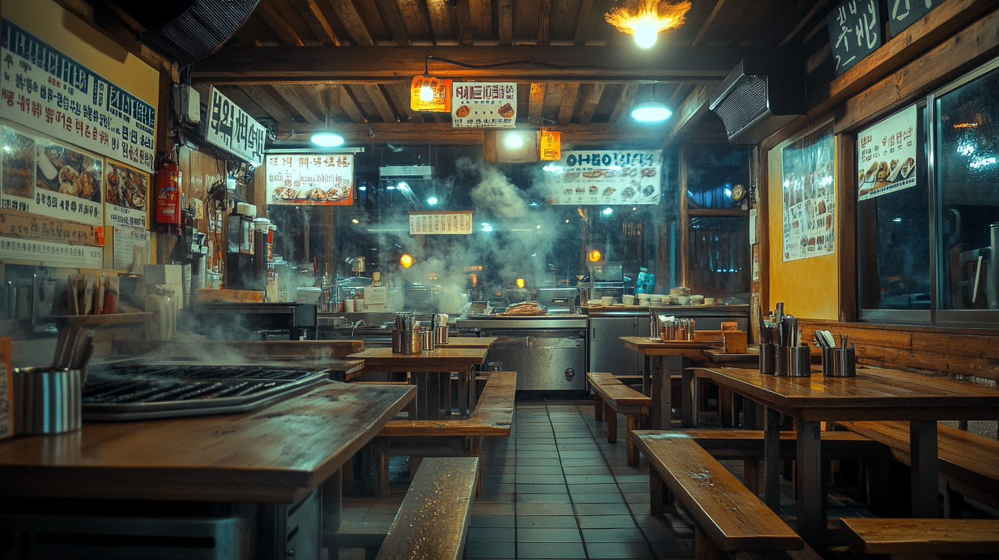 Classic Korean BBQ Restaurant with Nostalgic Atmosphere