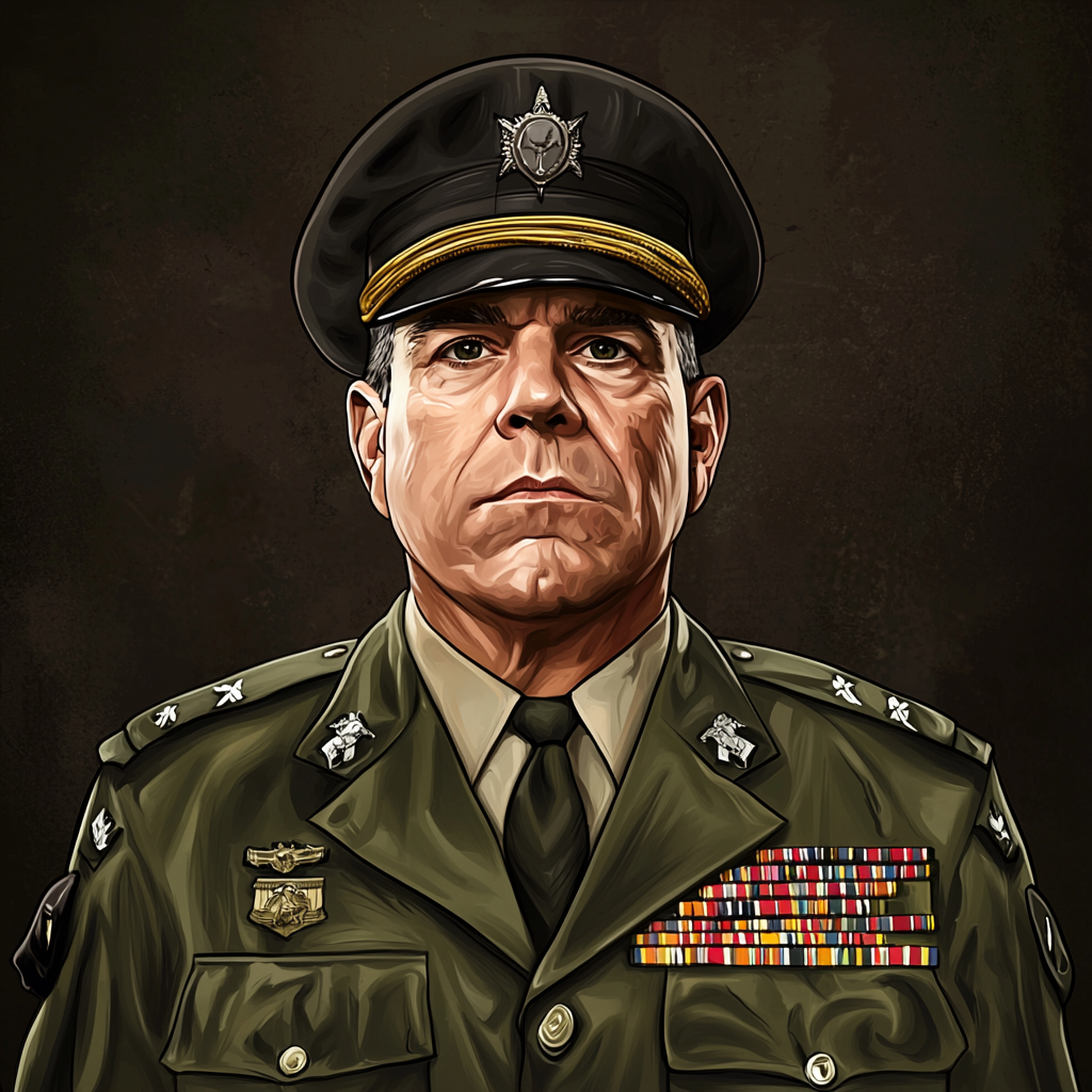 Colonel in BDU: 1980s U.S. Army Commander