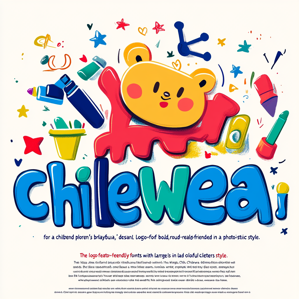 Colorful Chilewea logo with playful mascot and creative elements.