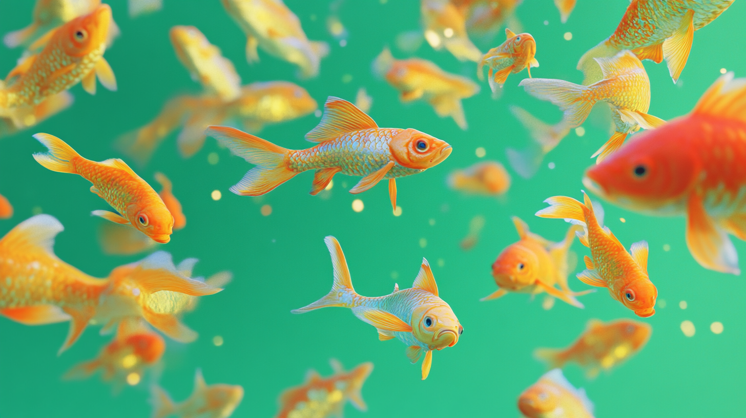 Colorful Fish Swim in Vibrant Setting