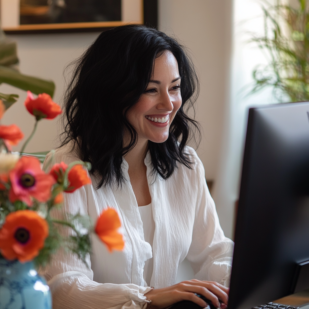 Community building through virtual engagement with poppy flowers.