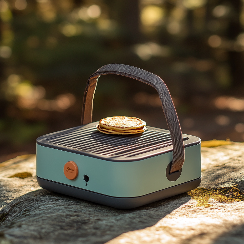 Compact, Versatile Outdoor Cooking Appliance for Kids' Snacks