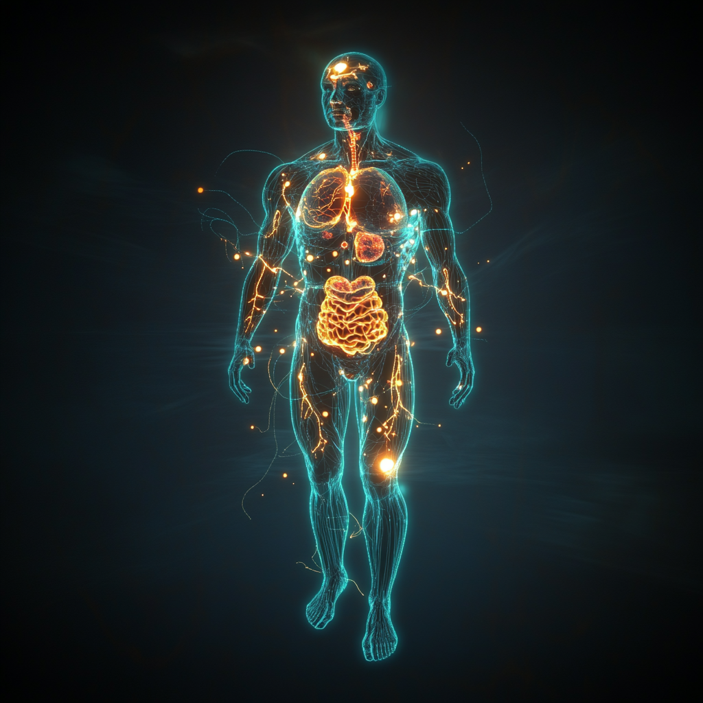 Connecting Brain, Heart, Gut: Body Filled with Light