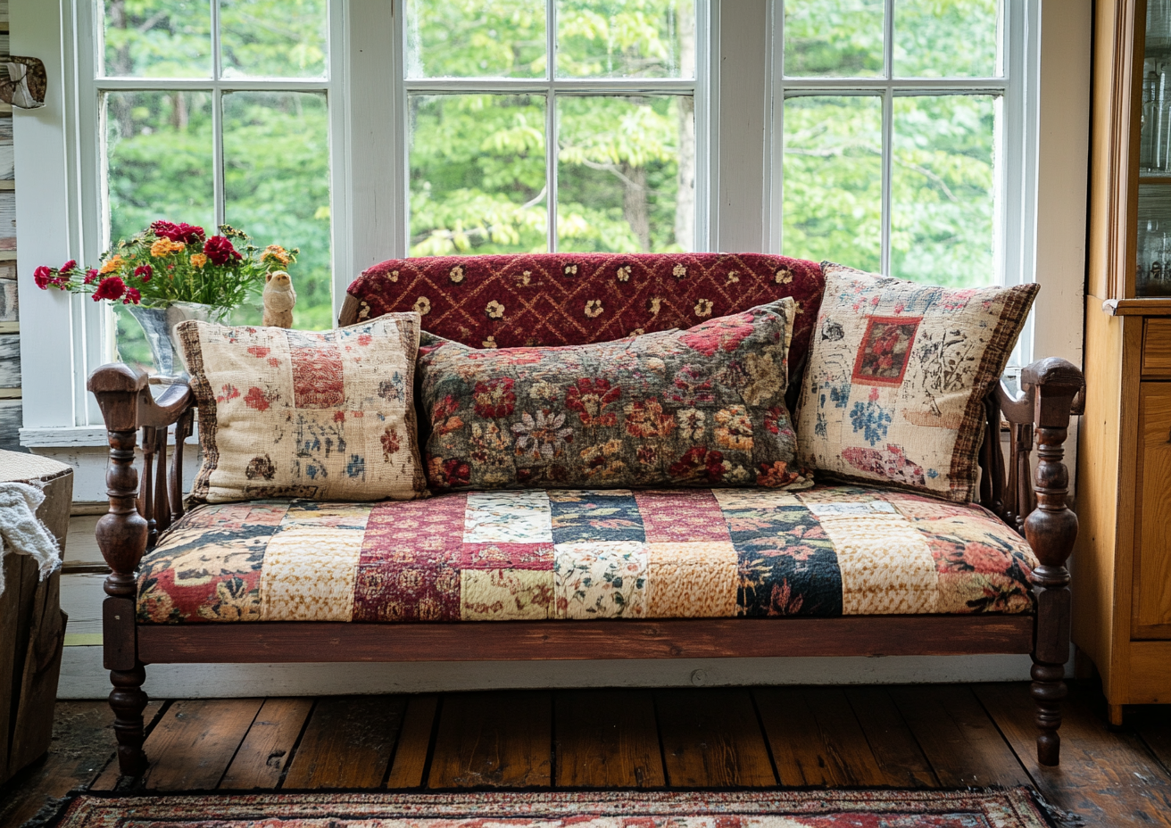 Country-Style Textile Decor: Quilts, Rugs, Pillows, Warmth