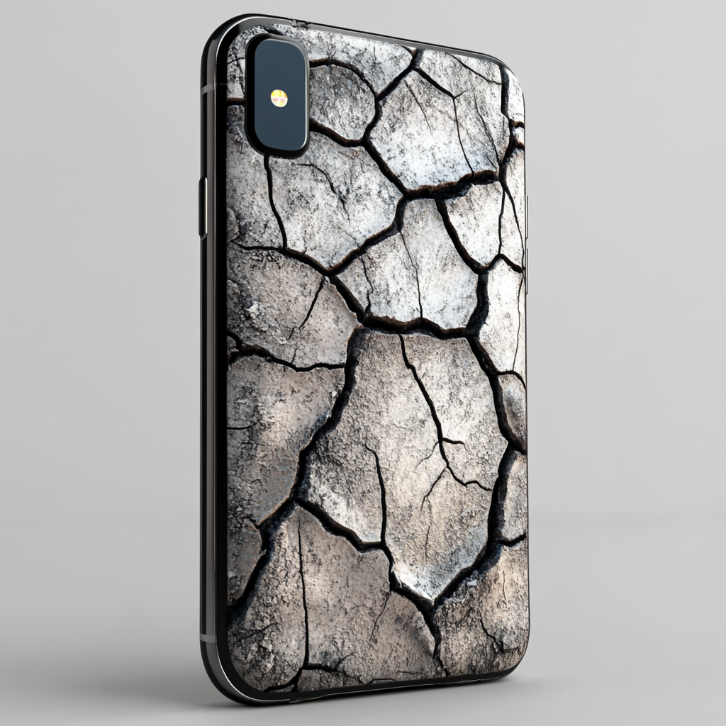 Cracked Earth Smartphone: A Unique Natural Design