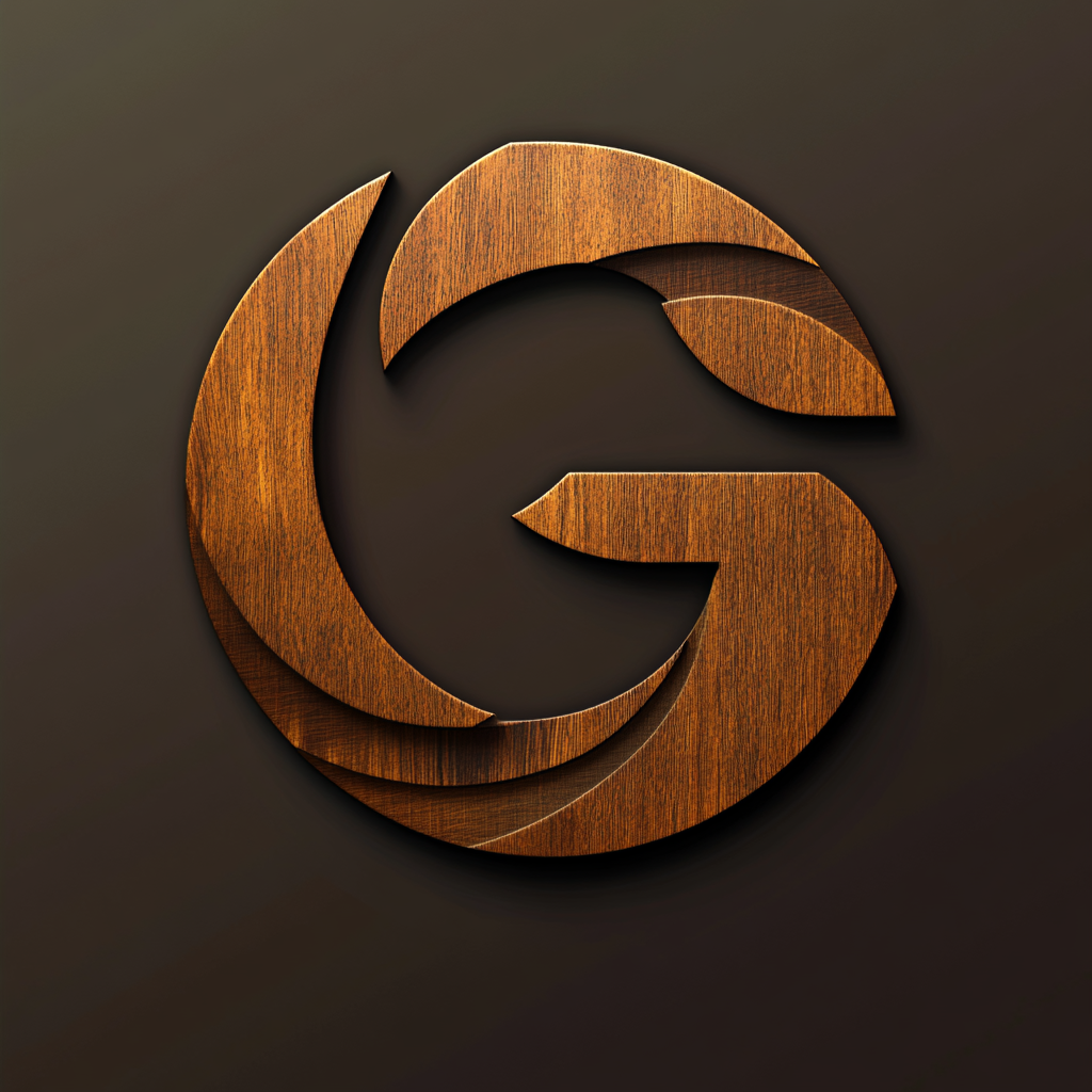 Crafty GS Logo: Abstract, innovative furniture company emblem.