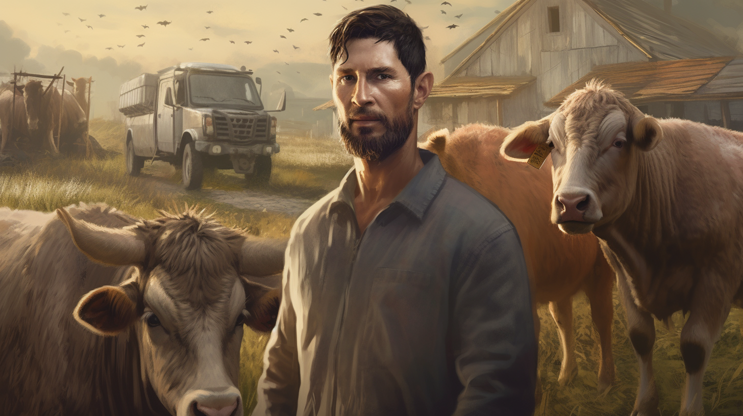 Cristiano Ronaldo and Lionel Messi on the Farm