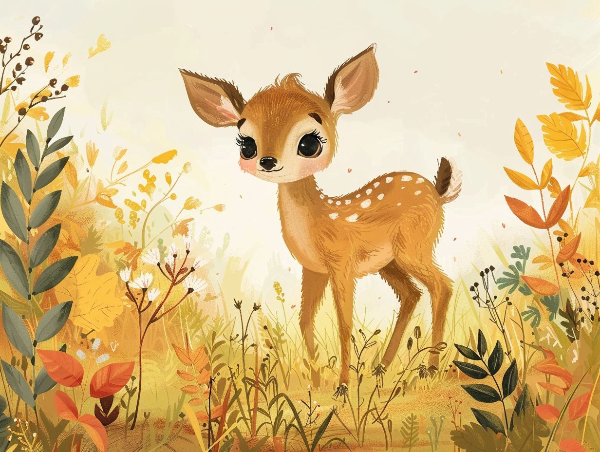 Cute Deer Billy Teaches Independence for Kids Book Cover