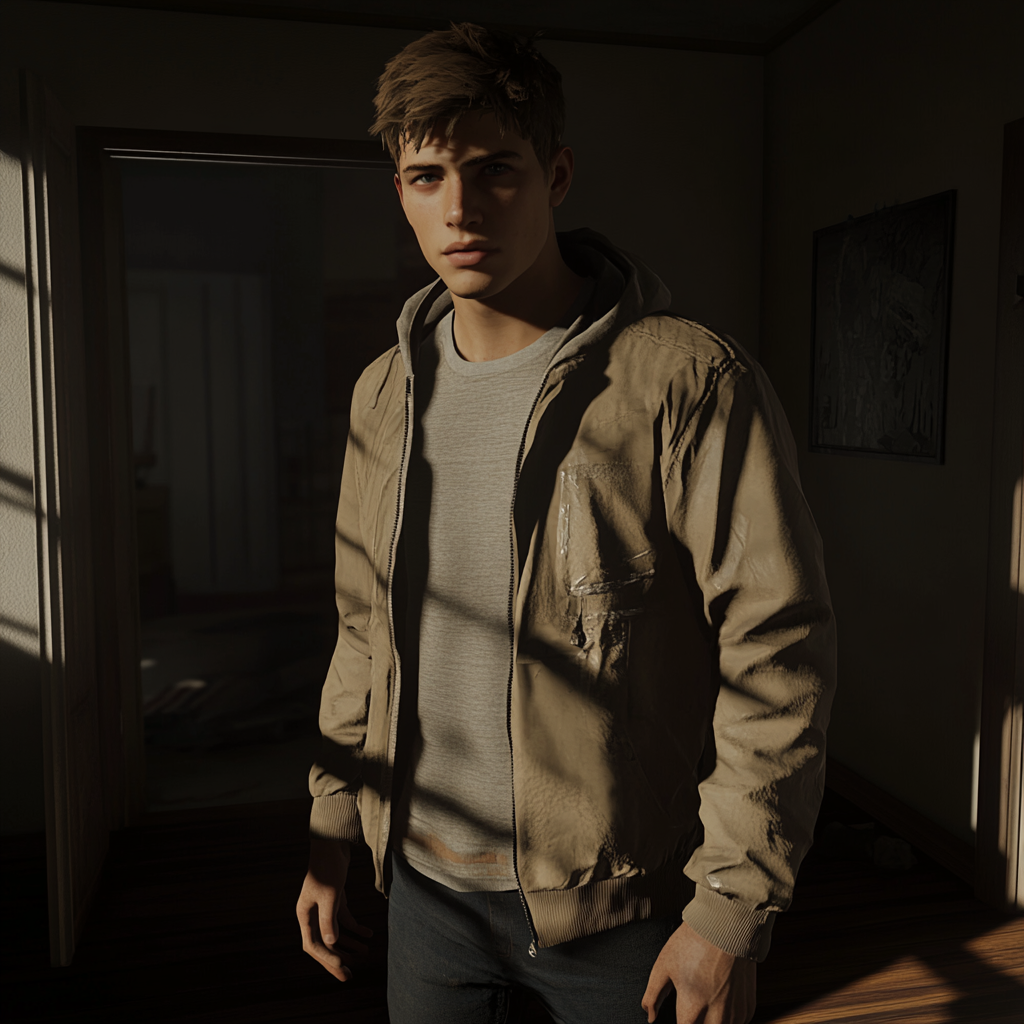 Daniel's Anxiety Shown Through Subtle Movements in Game.