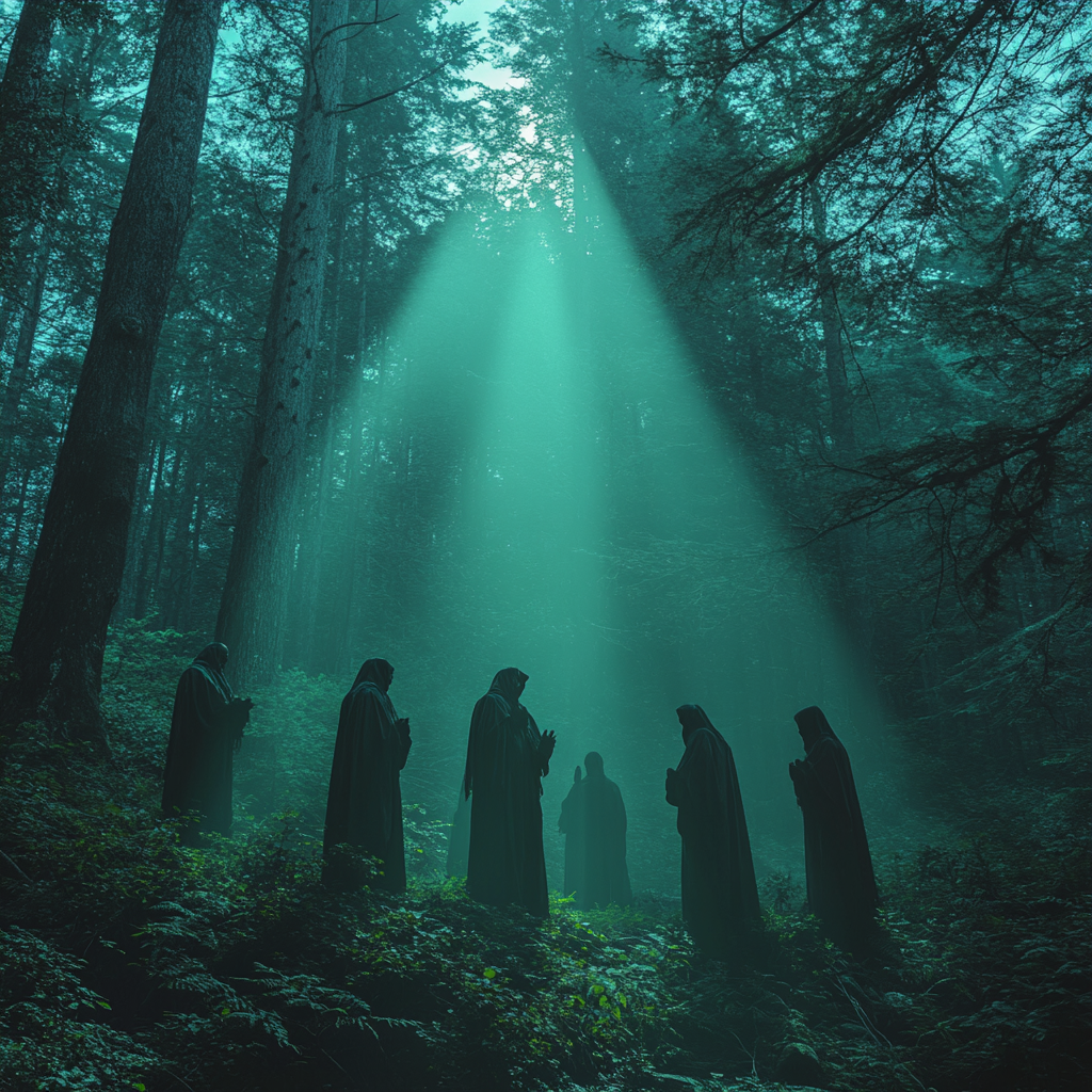 Dark Cult in Ritual at Hemlock Forest