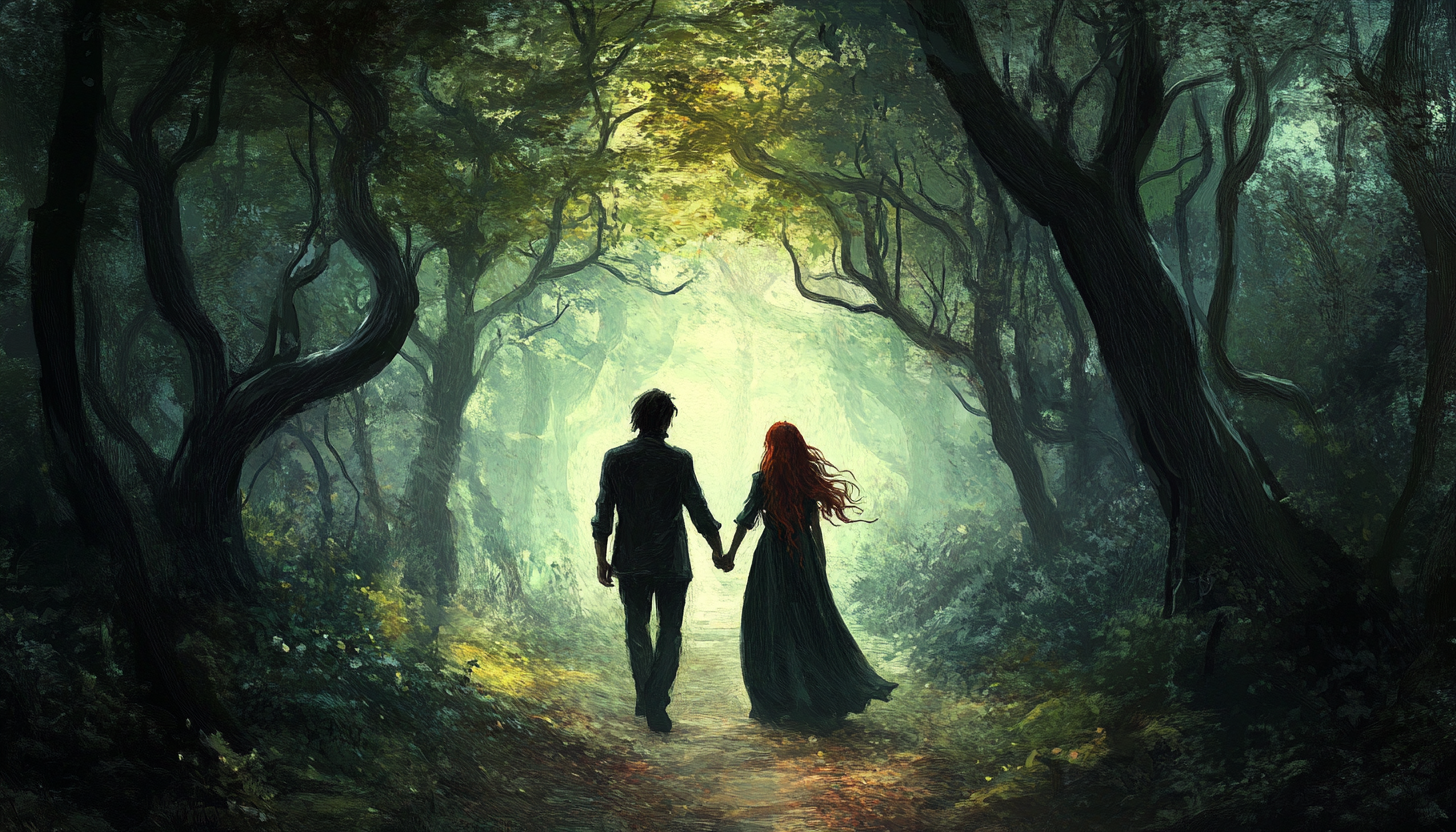 Dark Forest Stroll: Eamon & Isolde Illustration 7:4