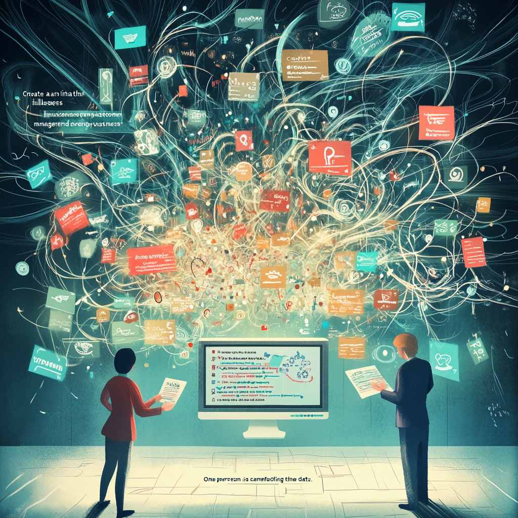 Data Chaos: Organizing vs Confusion in Business Management