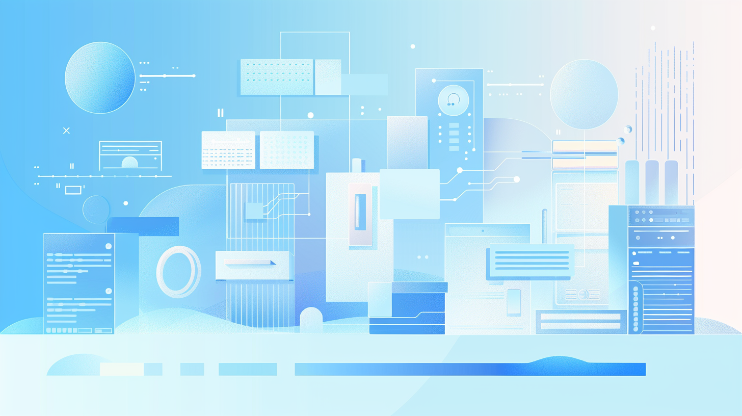 Data label system with clean lines and encryption protection.