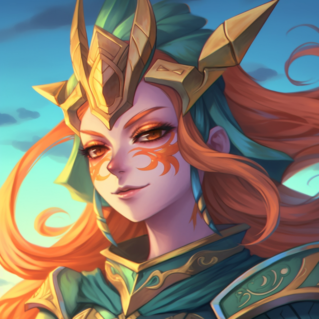 Dawnbringer Soraka Anime Demon Slayer Fan Art