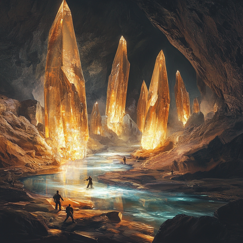 Dazzling underground cavern filled with giant crystals, explorers marvel 