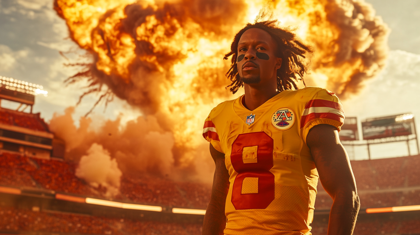 DeAndre Hopkins in Chiefs Jersey Amidst Explosive Action