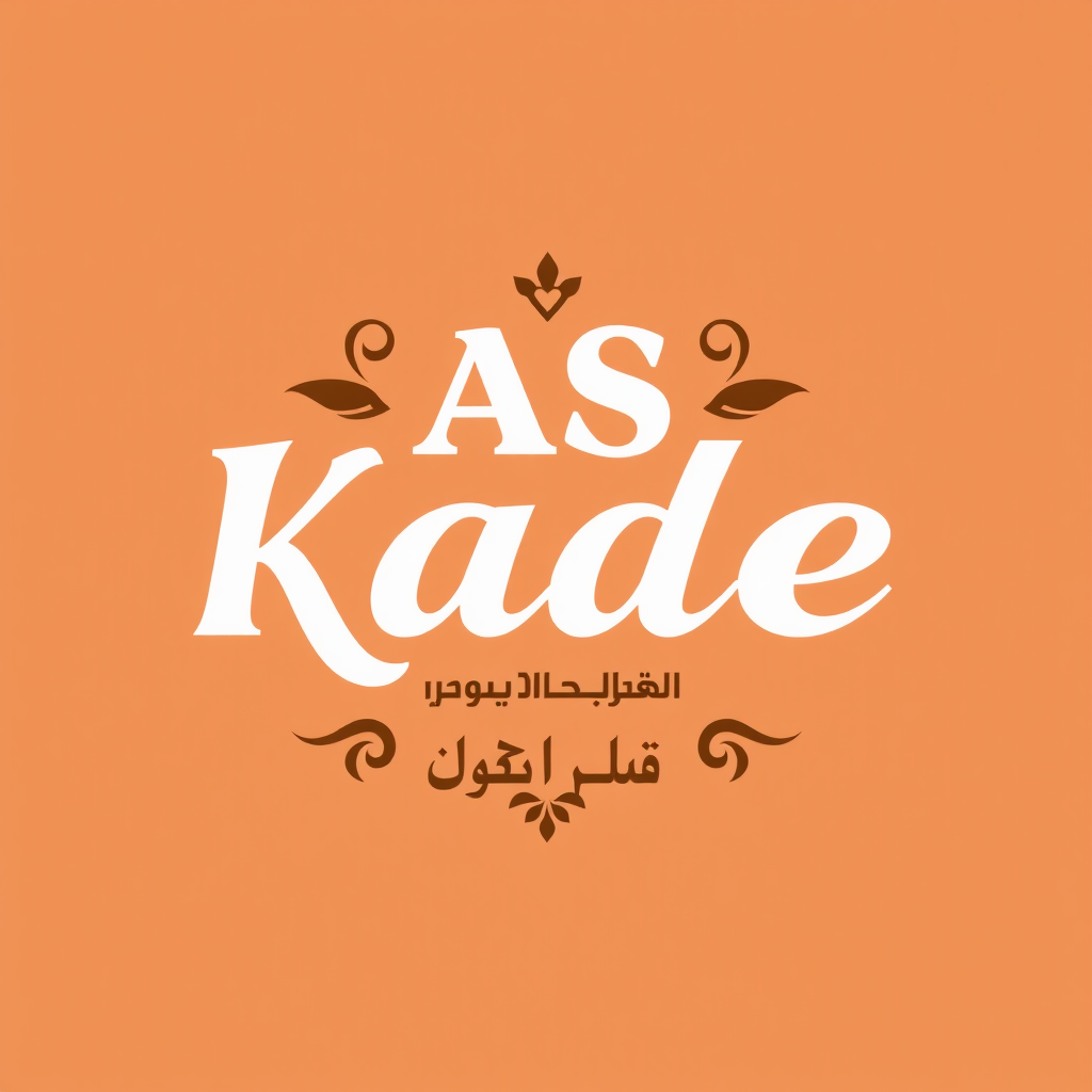 Delicious food logo AS KADE Mahd in Farsi