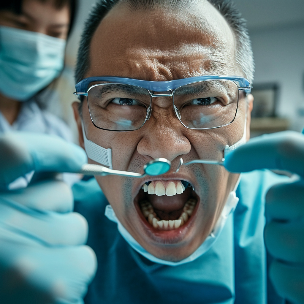 Dentist with Crooked Teeth Image